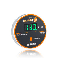 Super B Anzeige BM01 12V + Kabel 10m für Epsilon...