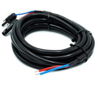 WATTSTUNDE® Anschlusskabel (2 x) 4 mm² Typ-MC4/Aderendhülse 7 m schwarz