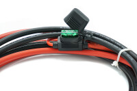 WATTSTUNDE® 6 mm² Batterieanschlußkabel BAKA30 mit 30 A Sicherung und Polklemmen im Set