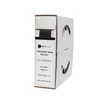 WATTSTUNDE® Schrumpfschlauch 2:1 Box 16,0/8,0 schwarz